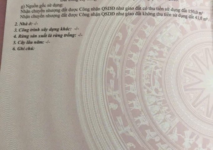 CHÍNH CHỦ CẦN BÁN LÔ ĐẤT CÓ VỊ TRÍ ĐẸP TẠI XÃ HƯNG THỊNH - H. TRẢNG BOM - ĐỒNG NAI.