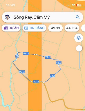 Chính chủ cần bán 2 lô đất liền kề tại Sông Ray, Cẩm Mỹ, Đồng Nai