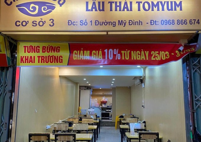 Chính chủ cần sang nhượng quán ăn ở số 1 đường Mỹ Đình( sau bến xe mỹ đình )