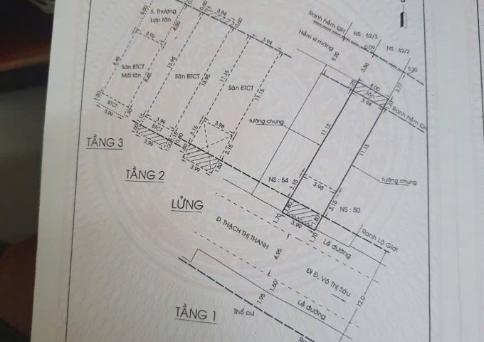 Bán Nhà Mặt Tiền Đường Thạch Thị Thanh, P. Tân Định, Q.1 - 4x17m - 28 Tỷ