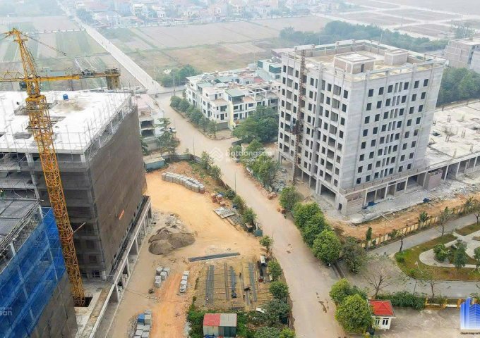 Bán đất dịch vụ Kim Hoa, Mê Linh, đối diện 9 tòa CC XH Garden City đang mở bán, đường 20m, KD đỉnh