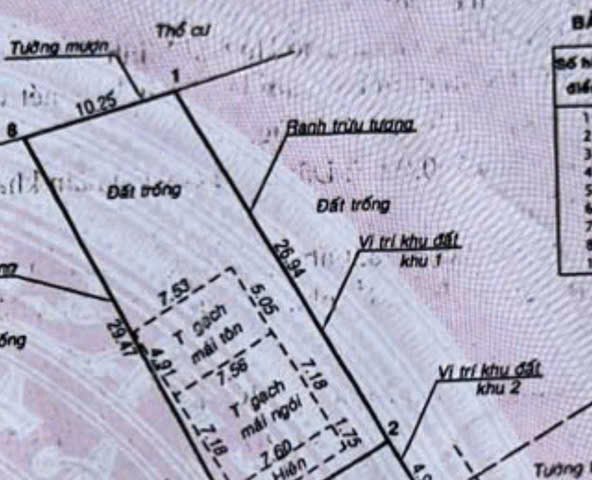 LÔ ĐẤT (12X40) MẶT TIỀN ĐẶNG THÚC VỊNH, HÓC MÔN – DT KHỦNG GÍA RẺ