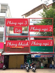 Cho thuê nhà nguyên căn mặt tiền đường Nguyễn Duy Dương, Phường 8, Quận 5.