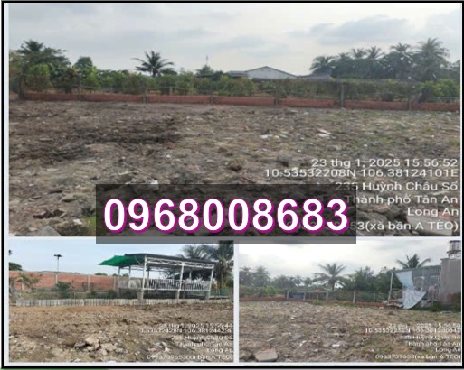 📌Bán đất vị trí đẹp tại Phường 6, TP.Tân An, Long An, 5,6 tỷ, 0968008683