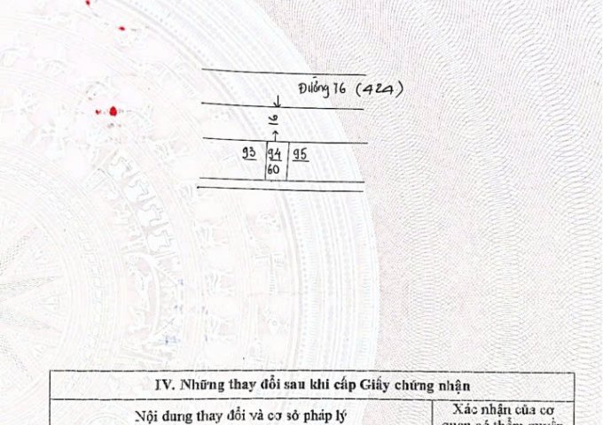 Chính chủ cần tiền bán gấp lô đất Khu Song Đê, xã Hợp Tiến, mặt đường tỉnh lộ 424