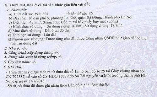 CHÍNH CHỦ BÁN NHÀ MỚI XÂY – HƠN 8 TỶ Số 1, ngõ 46 Ngô Quyền, Hà Đông