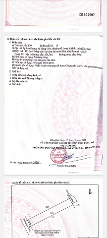 Cần tiền bán gấp lô đất 02 mặt tiền trong đó có mặt tiền đường nhựa lớn có đầy đủ hạ tầng xung quanh như đèn đường, điện 3 pha, nước máy.