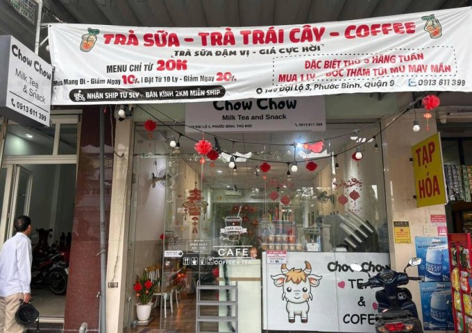 Chủ quán đang cần sang nhượng cửa hàng tại địa chỉ 149 Đại lộ 3, Phước Bình, Thủ Đức.