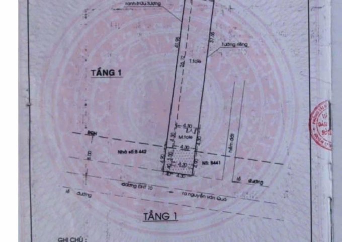 BÁN GẤP MT ĐÔNG HƯNG THUẬN 10 – Q12, GẦN NGUYỄN VĂN QUÁ, 268m² FULL THỔ