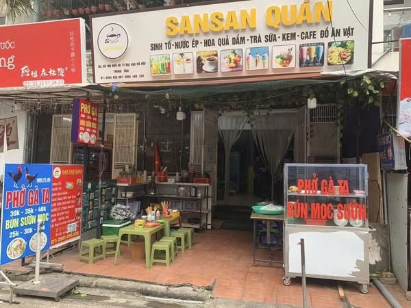 SANG NHƯỢNG QUÁN NƯỚC ÉP & PHỞ - VỊ TRÍ VÀNG CỔNG ĐH HÀ NỘI