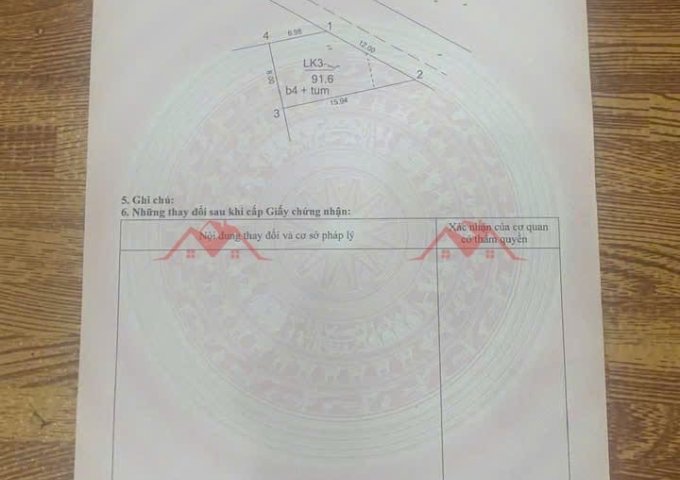 CHÍNH CHỦ BÁN CĂN LIỀN KỀ LỘC NINH-TT CHÚC SƠN-CHƯƠNG MỸ-HÀ NỘI 
DIỆN TÍCH:91,6M