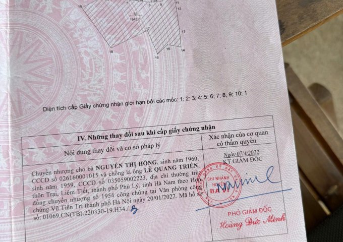 Chính chủ cần bán lô đất tại Vân Hòa – vị trí đẹp, pháp lý rõ ràng