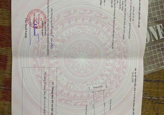 ► LÔ ĐẤT ĐẸP – TRUNG TÂM TỔ DÂN PHỐ 12, PHƯỜNG HƯNG ĐẠO, DƯƠNG KINH – HẢI PHÒNG