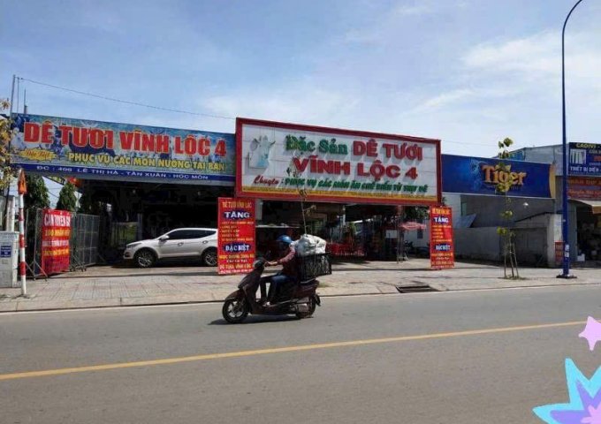 CC GỬI BÁN ĐẤT MẶT TIỀN LÊ THỊ HÀ, HÓC MÔN – GIẢM TỪ 155 TỶ CÒN 115 TỶ!