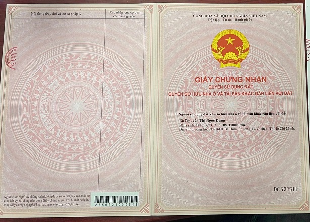 CHÍNH CHỦ BÁN ĐẤT MẶT TIỀN ĐƯỜNG PHAN THỊ VẼ – AN NHƠN TÂY, CỦ CHI, TP.HCM