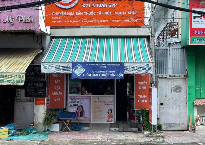 BÁN NHÀ MẶT TIỀN TRẦN THỊ CỜ – P.THỚI AN, Q.12 – NGAY CHỢ – GIÁ CHỈ 7.5 TỶ