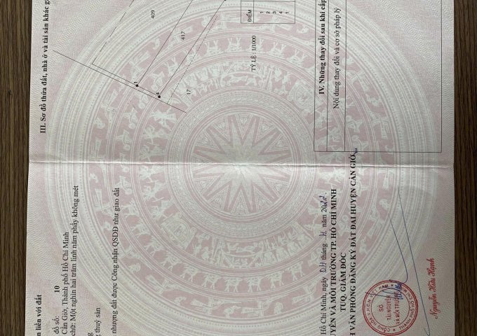 ► BÁN ĐẤT CHÍNH CHỦ – GẦN TRUNG TÂM XÃ AN THỚI ĐÔNG, CẦN GIỜ