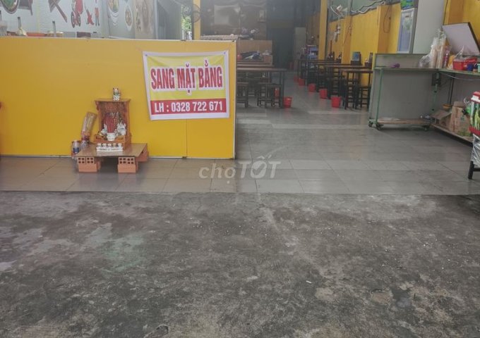 Sang mặt bằng quán Bò Né đường Nguyễn Du, chợ 434, TP Thuận An.