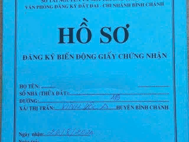 Bán đất mặt tiền Vĩnh Lộc A, Bình Chánh – Giá tốt đầu tư