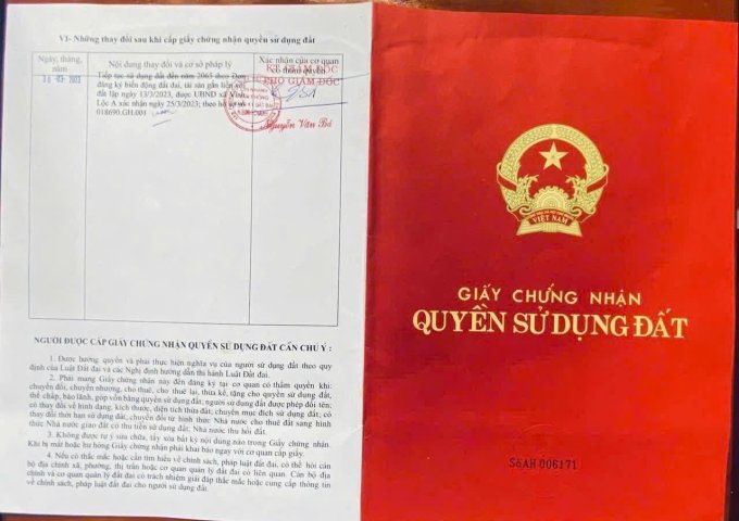 Bán đất mặt tiền Vĩnh Lộc A, Bình Chánh – Giá tốt đầu tư