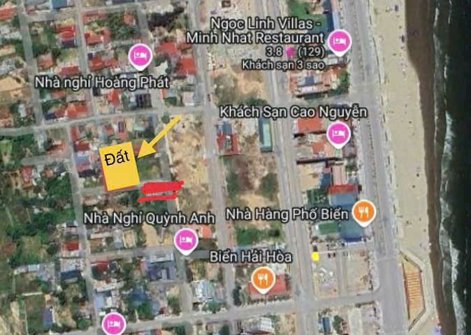► CHÍNH CHỦ BÁN HƠN 1000M² ĐẤT ĐẸP TẠI KHU DU LỊCH BIỂN HẢI HOÀ – NGHI SƠN, THANH HOÁ