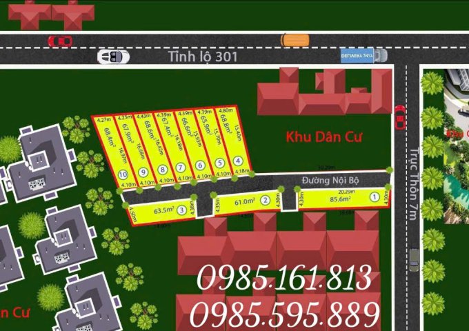 ♦ BÁN ĐẤT NỀN KHU DÂN CƯ PHỐ TRỰC - BÁT TRÀNG ♦