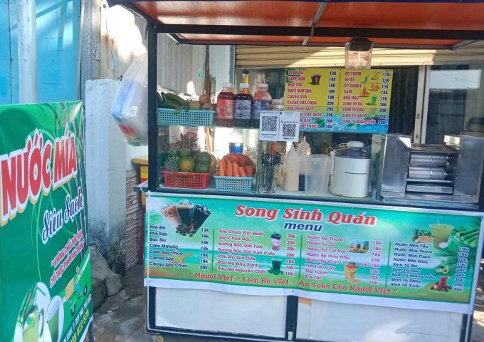 Vì lý do gia đình, mình không tiếp tục kinh doanh nên muốn nhượng lại bộ quầy và máy ép mía