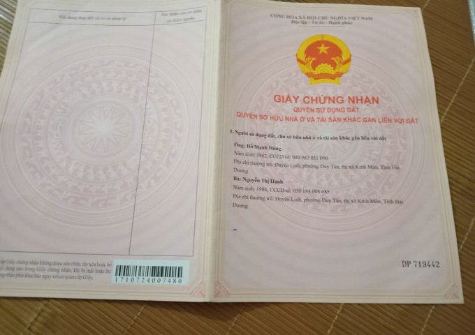 CHÍNH CHỦ CẦN BÁN ĐẤT ĐẸP – THÔN 10, XÃ QUỲNH LỘC, TX HOÀNG MAI, NGHỆ AN