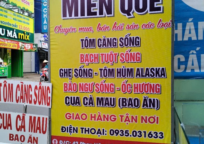 SANG GẤP MẶT BẰNG KINH DOANH HẢI SẢN TƯƠI SỐNG - CHỢ ĐẠI HẢI, HÓC MÔN