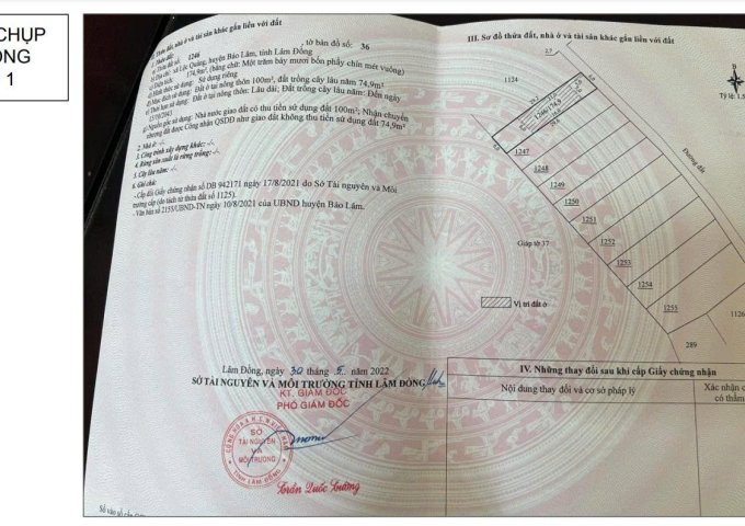 ĐẤT ĐẸP LỘC QUẢNG - BẢO LÂM - LÂM ĐỒNG