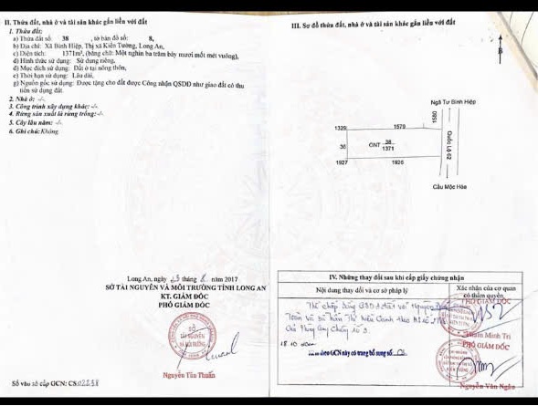 CHÍNH CHỦ BÁN ĐẤT THỊ XÃ KIẾN TƯỜNG – LONG AN