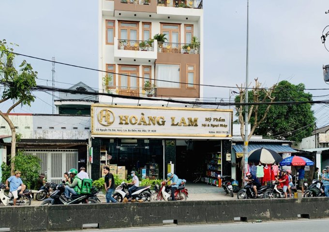 Cho thuê nhà mặt tiền Nguyễn Thị Sóc, Bà Điểm, Hóc Môn, TP.HCM - ngang 8m dài 20m, 4 tầng