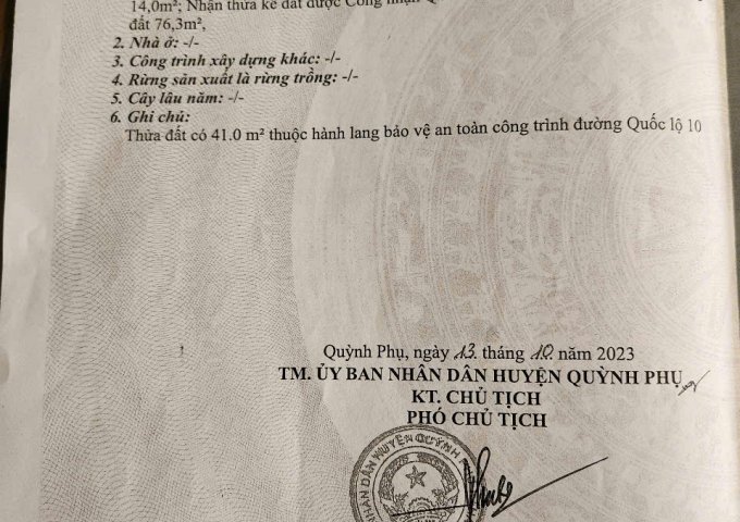 ► CHÍNH CHỦ CẦN BÁN NHÀ MẶT ĐƯỜNG QUỐC LỘ 10 – PHỤ DỰC, HƯNG YÊN