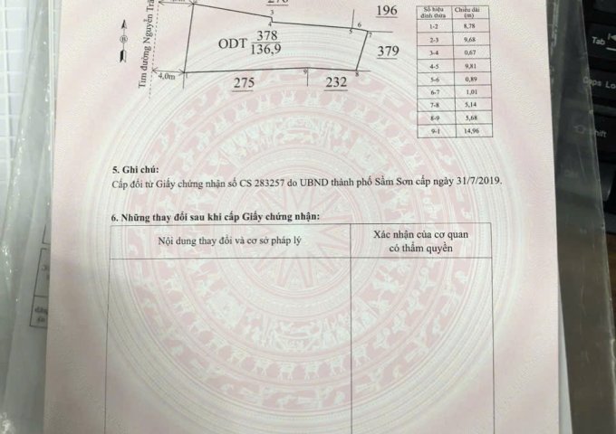 - CHÍNH CHỦ CẦN BÁN ĐẤT