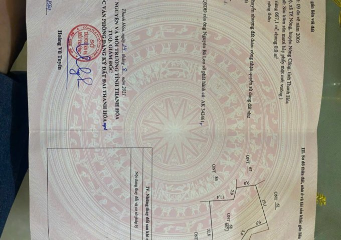 - CHÍNH CHỦ CẦN BÁN ĐẤT