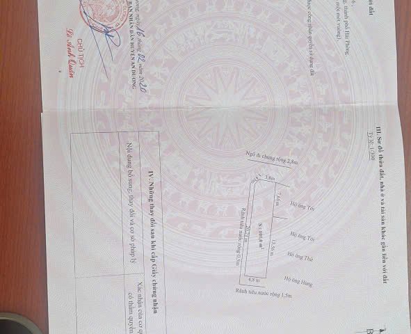 Cần bán đất Thôn 6 - Xã Bắc Sơn - Huyện An Dương - Hải Phòng.