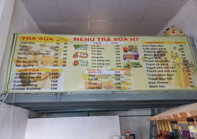 CẦN SANG LẠI QUÁN CAFE + TRÀ SỮA KINH DOANH ỔN ĐỊNH – VỊ TRÍ ĐẮC ĐỊA