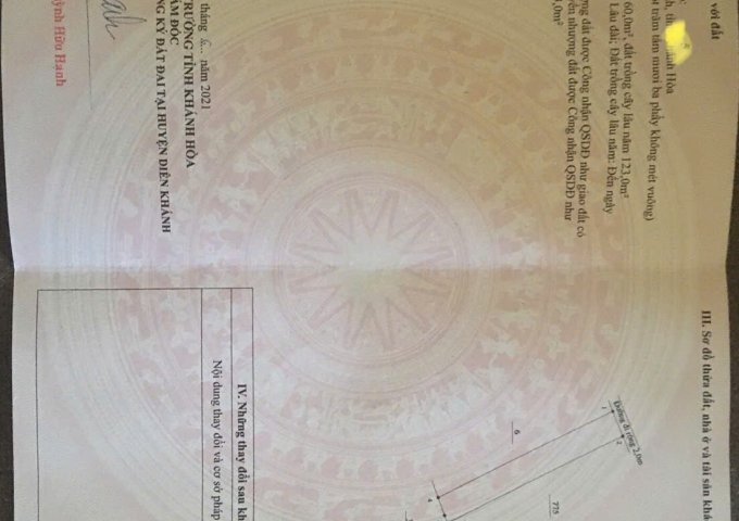 NHÀ CHÍNH CHỦ Cần Bán Gấp tại Diên An, Diên Khánh, Khánh Hòa