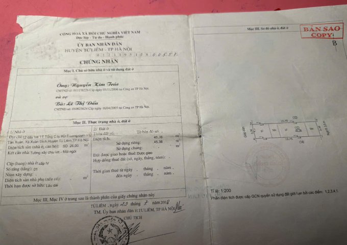 CHÍNH CHỦ CHO THUÊ NHÀ NGUYÊN CĂN TẠI XUÂN ĐỈNH, TỪ LIÊM – HÀ NỘI