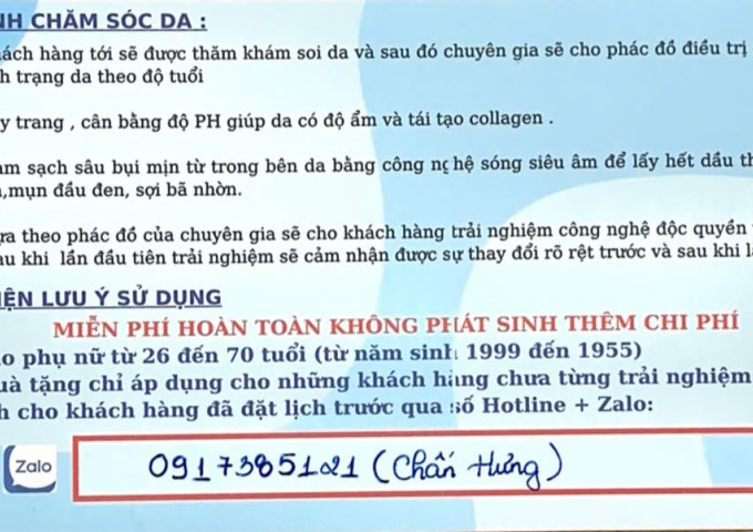 CHÀO MỪNG CHI NHÁNH MỚI VIỆN DA LIỄU QUỐC TẾ Q3 NÊN TẶNG LIỆU TRÌNH MIỄN PHÍ CHĂM SÓC DA 100%