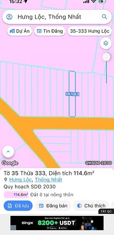 CHÍNH CHỦ CẦN TỀN BÁN ĐẤT HƯNG LỘC, THỐNG NHẤT, ĐỒNG NAI