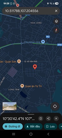 Bán lô đất số 12, Khu TĐC Hòa Long, Xã Hòa Long, TP. Bà Rịa (Nay là P. Tam Long, TP. HCM)