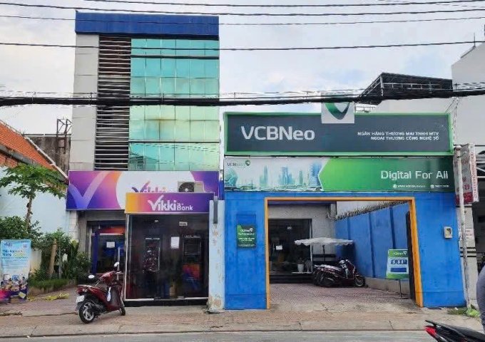 NHÀ MẶT TIỀN LÝ THƯỜNG KIỆT TT HÓC MÔN KHU NGÂN HÀNG CHỈ 12 TỶ