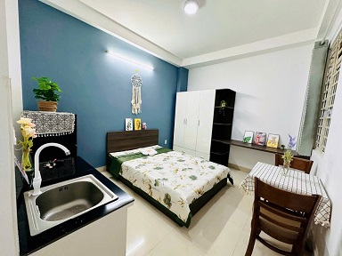 Cho thuê studio Thích Quảng Đức – Ngay trung tâm, xe hơi tận cửa – Chỉ từ 4.9 triệu/tháng