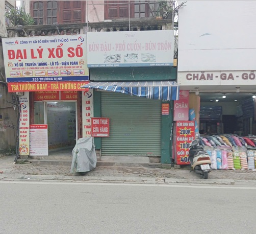 Cho thuê cửa hàng và ở tại 200A Trương Định, Tương Mai, Hà Nội, 090 388 1961