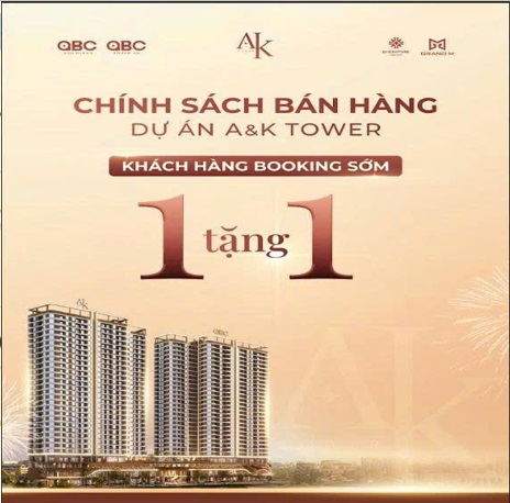 ⭐Mở bán dự án A&K Tower đường An Phú 17, P.An Phú, TP.HCM (Booking sớm 1 tặng 1). LH 0814832328