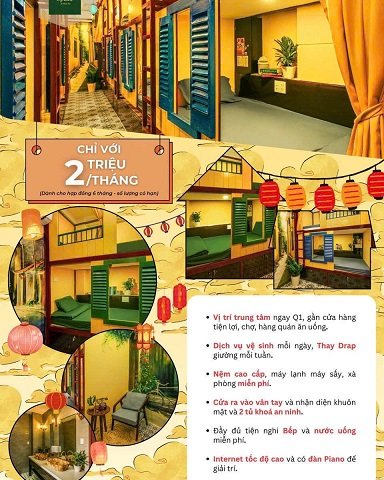 CHÍNH CHỦ CHO THUÊ SLEEPBOX – TRUNG TÂM QUẬN 1