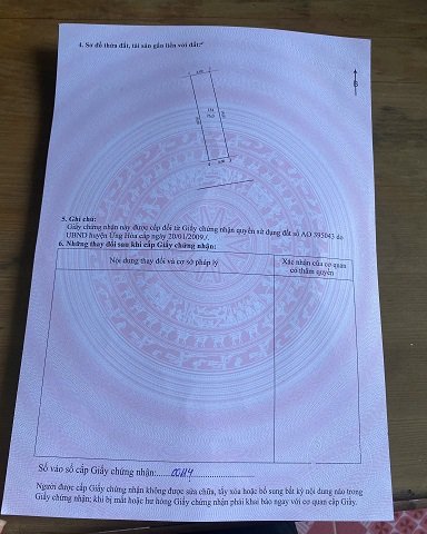 Chính chủ bán đất tặng nhà tại Viên Ngoại, Ứng Hòa (nay thuộc xã Ứng Thiên)