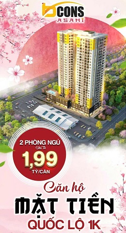 BCONS ASAHI: SỐNG CHUẨN PHONG CÁCH NHẬT, VỚI MỨC GIÁ HẤP DẪN KHÓ TIN!