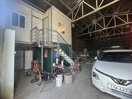 Chính chủ cần cho thuê lại xưởng nội thất đầy đủ địa chỉ Vân Côn- Hoài Đức